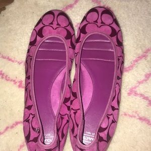 Coach ballet flats